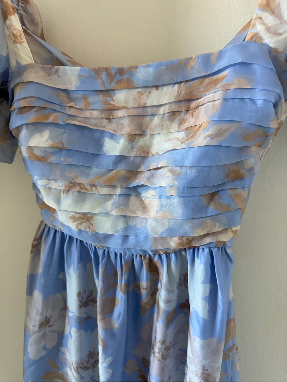 ABERCROMBIE Emerson Floral Puff Sleeve Maxi Dress Size XS - Picture 9 of 9